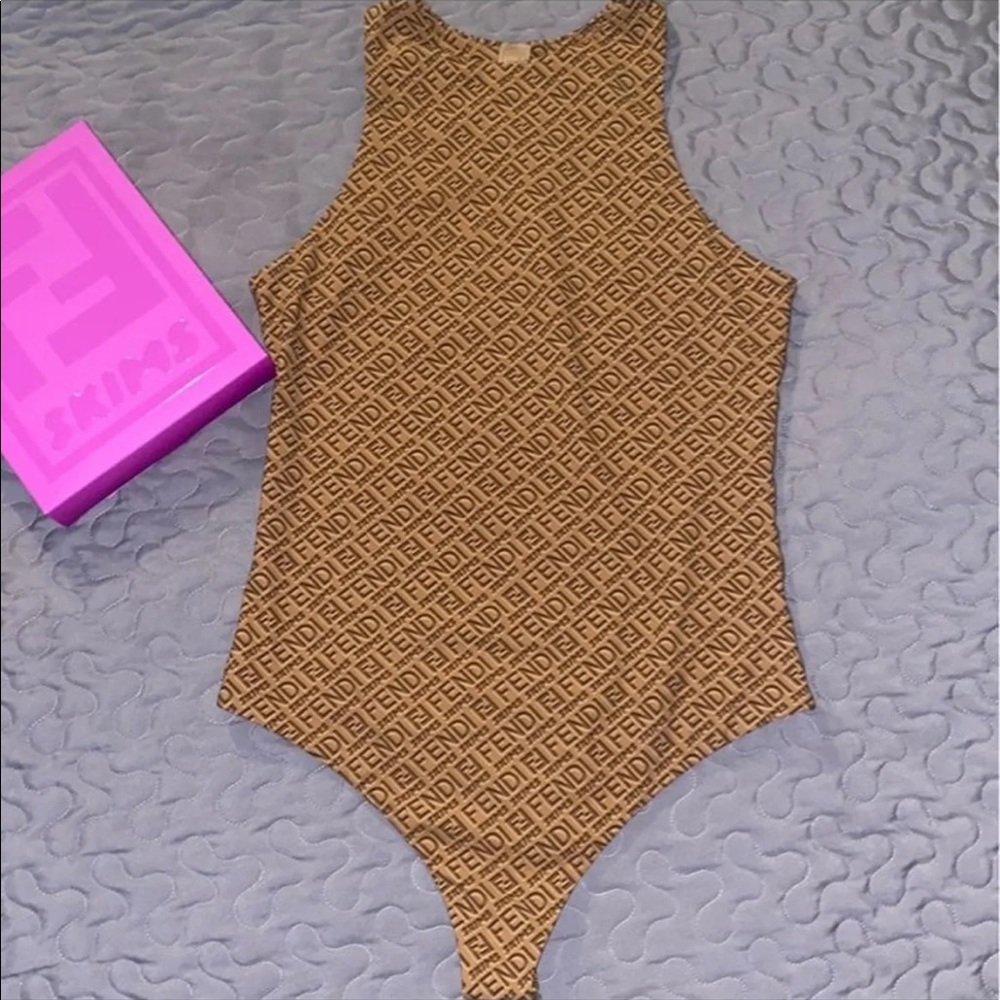 BNWT Fendi SKIMS bodysuit